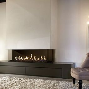 Haard Kalfire wit luxe 