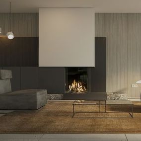 Haard Kalfire wit modern