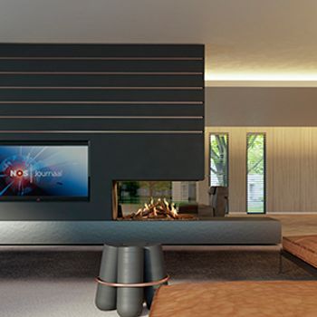 Haard Kalfire woonkamer