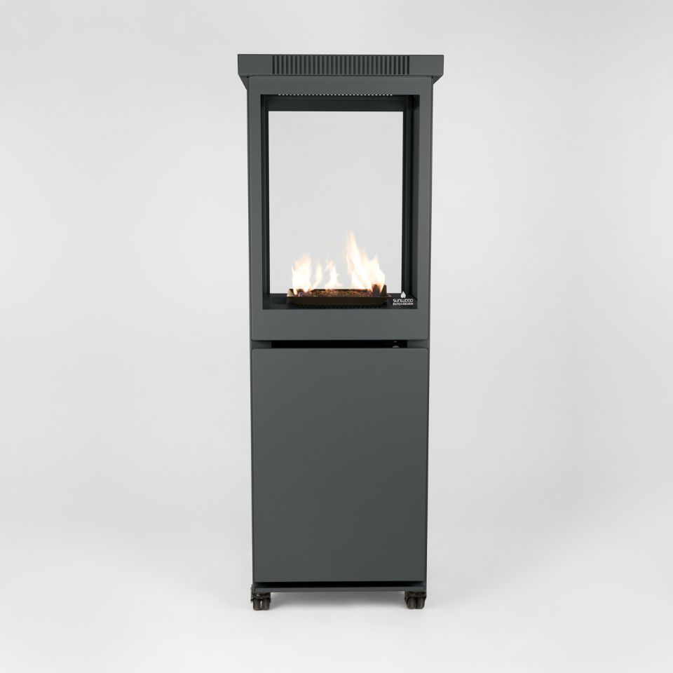Haard Heatconnect grijs 