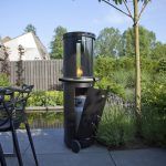 Faber haard buiten