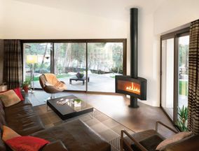 Haard Focus in woonkamer 