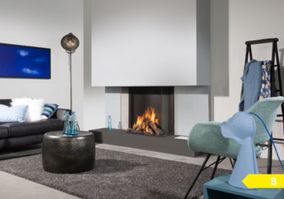Haard Wanders modern 